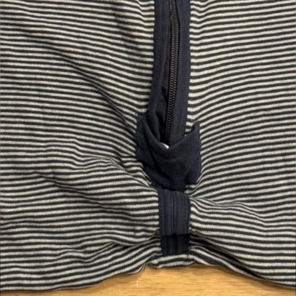 Burt's Bees Navy Blue and White Baby Sleep Sack 12-18M - Picture 4 of 4